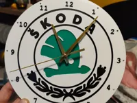 Škoda Auto Clock 0.2mm layer, 2 walls, 15% infill