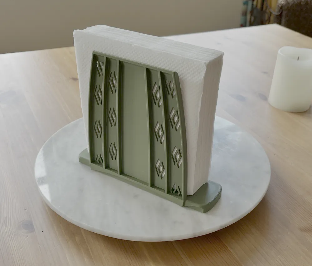 Mid Century Modern (MCM) Napkin Holder by codebender MakerWorld ...