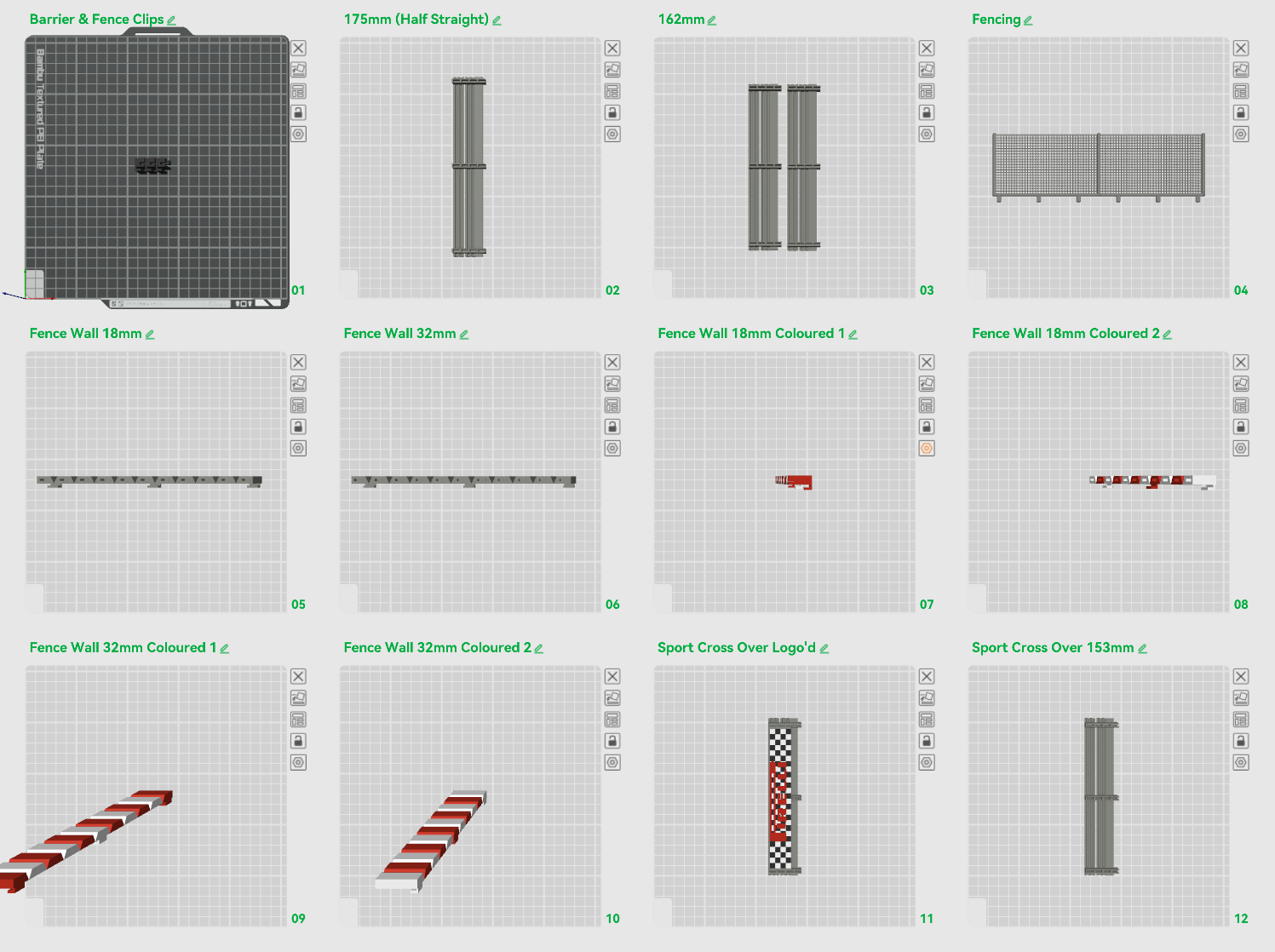Miniatura 6 do modelo 3D Scalextric Borders & Barriers