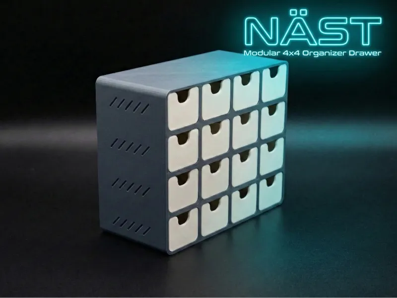 NÄST - Modular 4x4 Organizer Drawer System