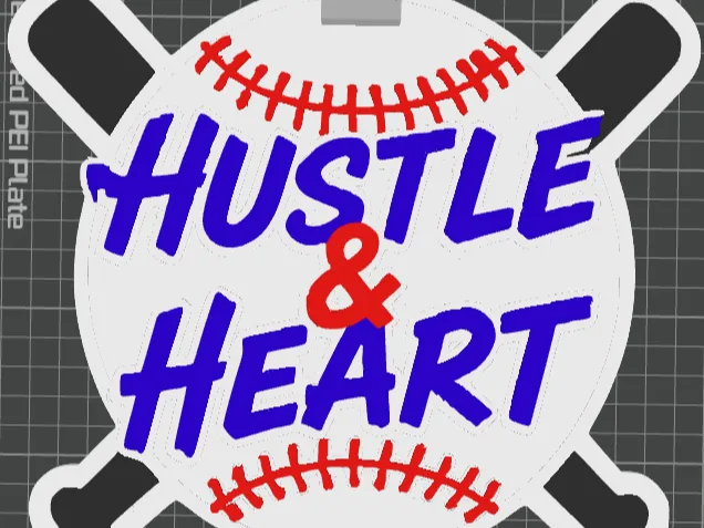 Hype Chain Baseball/softball Hustle and Heart