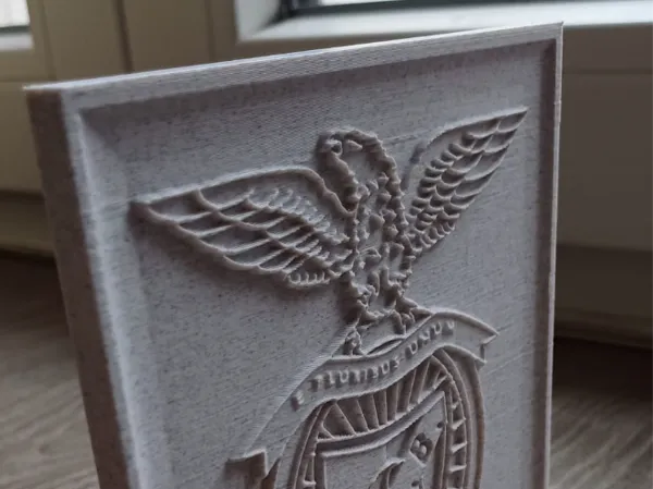 Emblème Benfica/Eusébio en relief