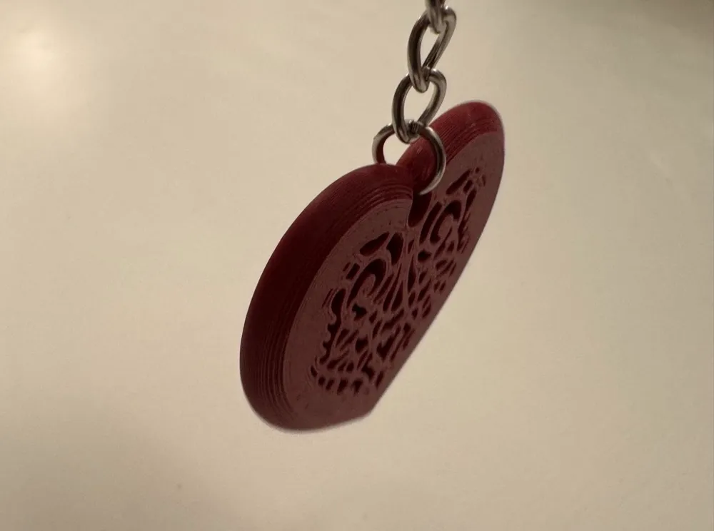 Valentines Heart Key Chain by AlM85 - MakerWorld