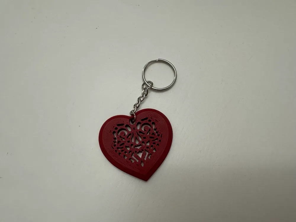 Valentines Heart Key Chain by MAYhemPrints3D MakerWorld: Download Free ...