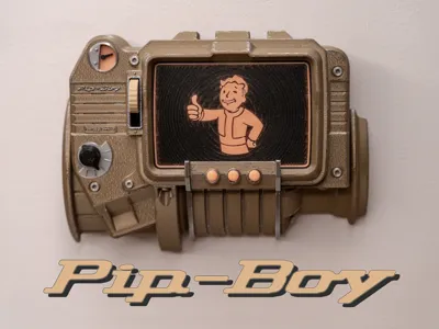 Fallout Pip-Boy 3000 switch decoration - light switch frame Pip-Boy 3000