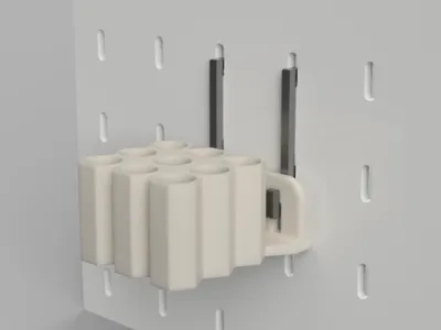 Ikea Skadis AA Battery Holder / Organizer