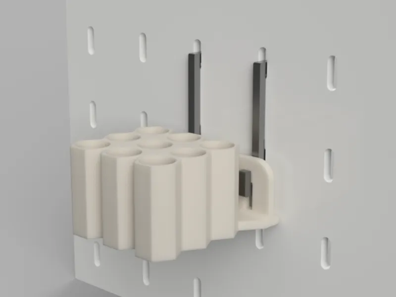Ikea Skadis AA Battery Holder / Organizer