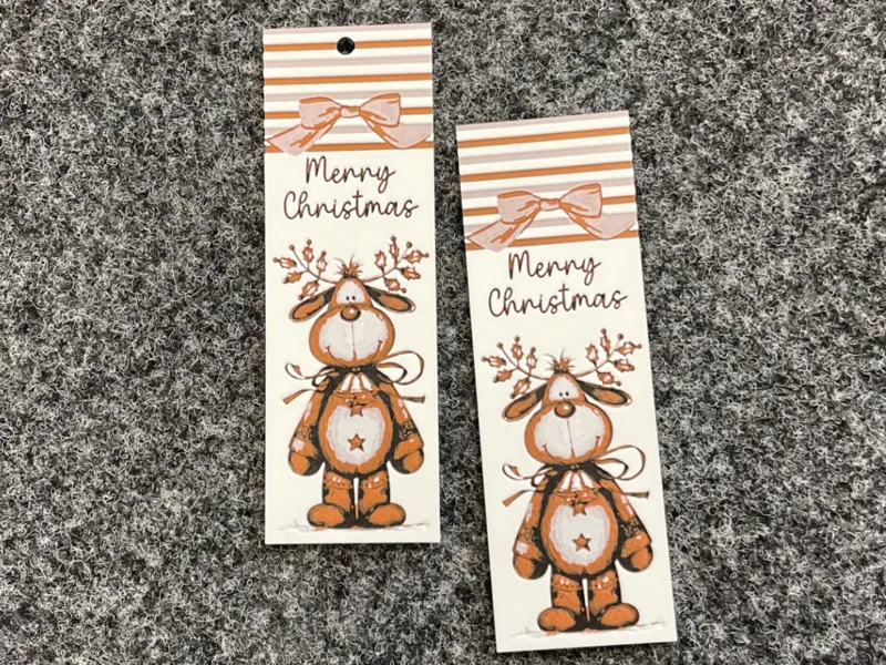 Christmas Bookmark – Reindeer – Holiday Bookmark