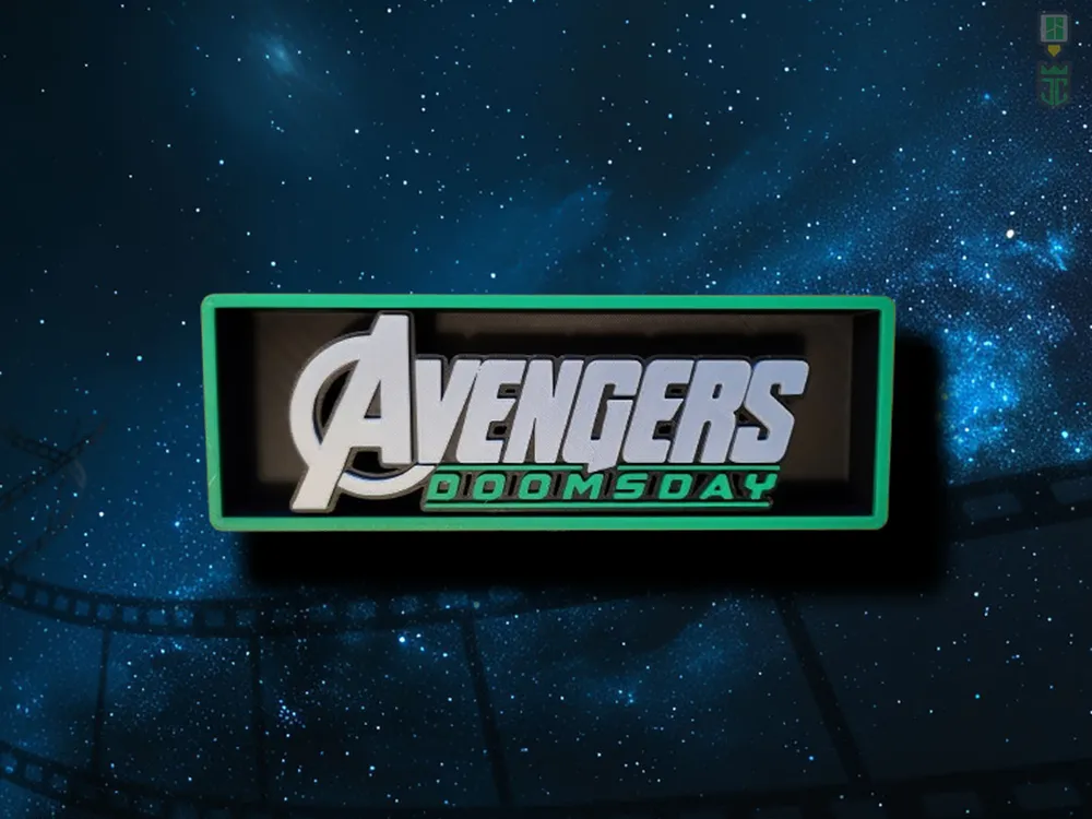 Avengers Doomsday Cinema Film Room Sign Box - Free 3D Print Model ...