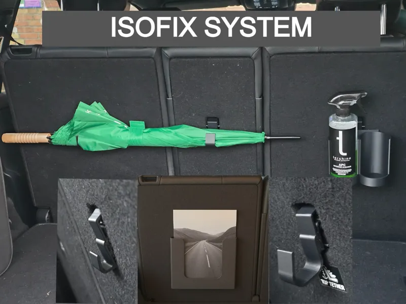 ISOFIX SYSTEM for umbrella, documents, bags, etc