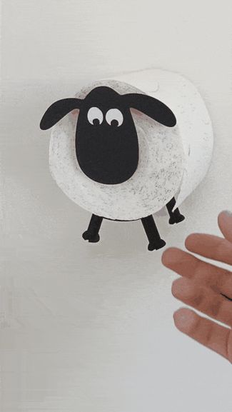 Function sheep toilet paper holder