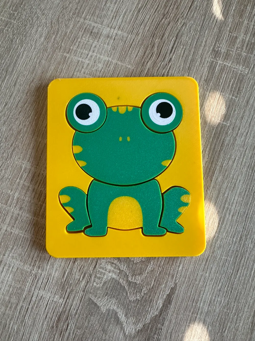 Montessorri Toys Education 3D Puzzle Cartoon frog Free 3D Print Model