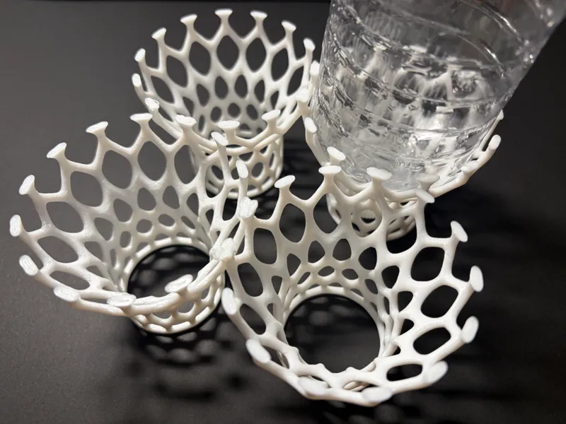 Plastic Bottle Drying Stand (4-Bottle Holder)