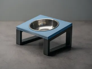 Raised pet bowl holder - single 100/120/150 mm