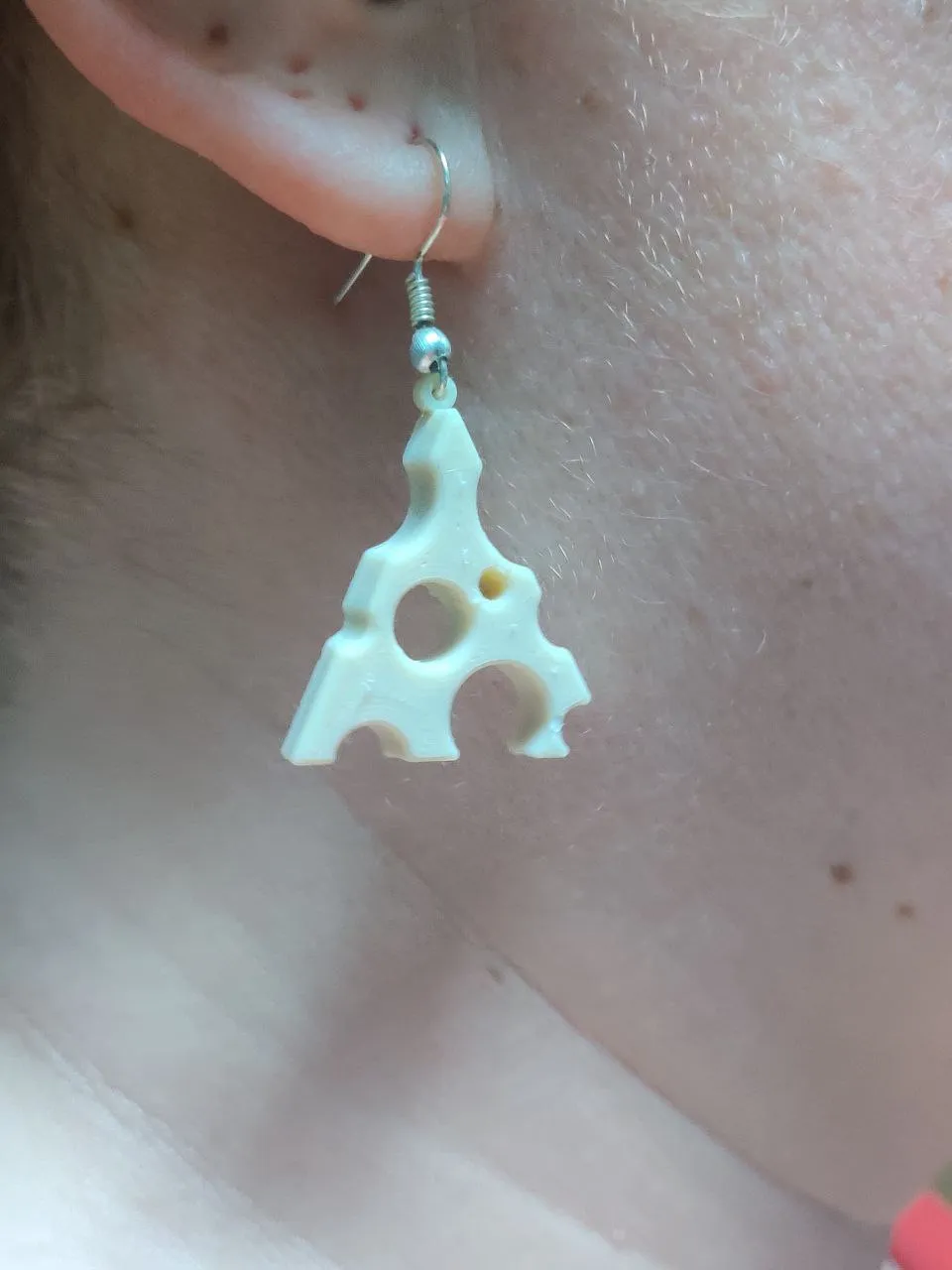 Cheese Slice Earrings view 2