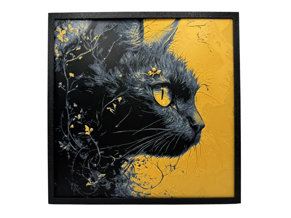 Cat with Golden Eyes