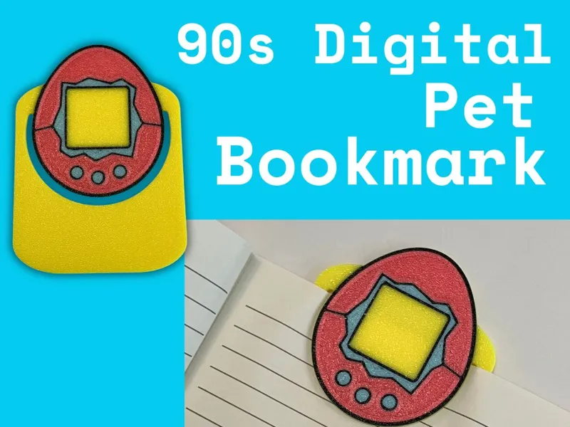 90s Digital Pet Bookmark