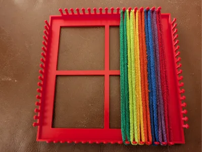 Weaving loom for loops
