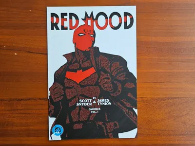 Red Hood comic cover - inspired, Nightwing omnibus