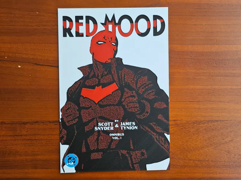 Red Hood comic cover - inspired, Nightwing omnibus