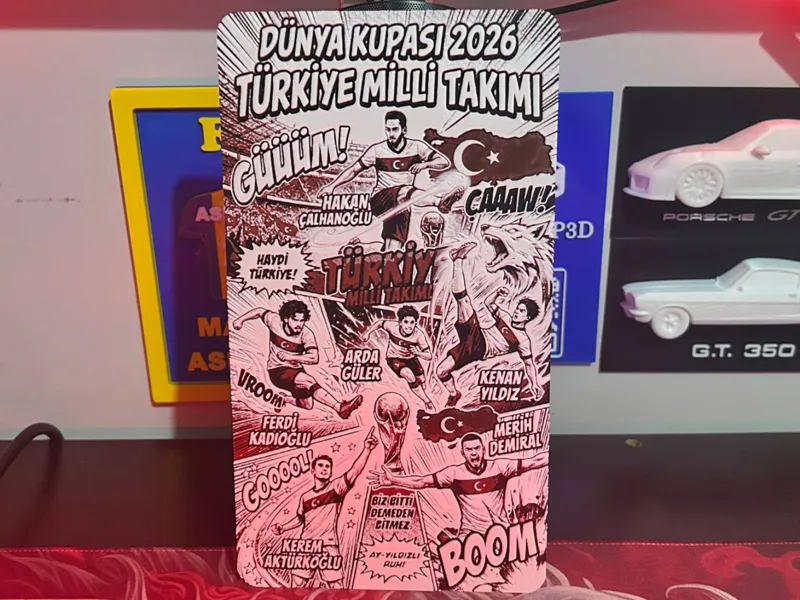 Türkiye Milli Takım - Dünya Kupası Canvas Tablo