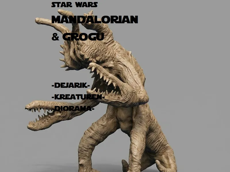 Ng´ok "Mandalorian & Grogu" Dejarik - Star Wars