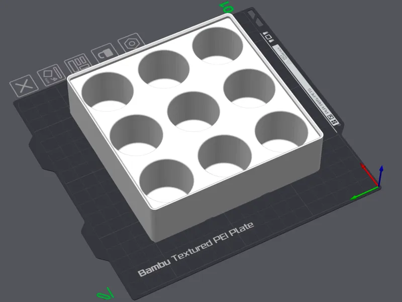 Gridfinity Toothpaste Holder w3_d3_h34mm