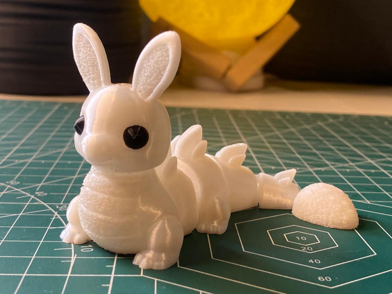 Miniatura 1 do modelo 3D Flexi Easter Dragon Bunny