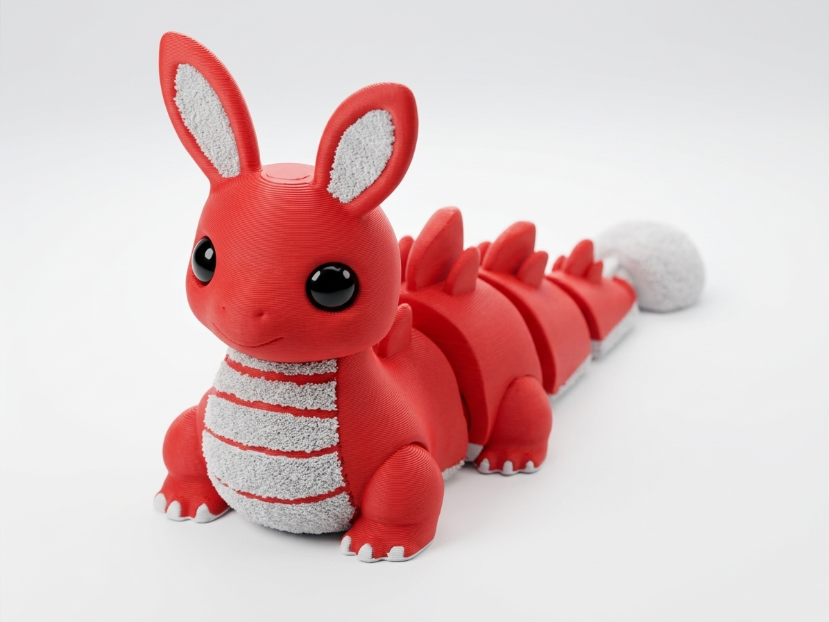 Miniatura 3 do modelo 3D Flexi Easter Dragon Bunny