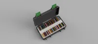 0.2mm layer, 2 walls, 15% infill - New version of the insert. More space to take samples