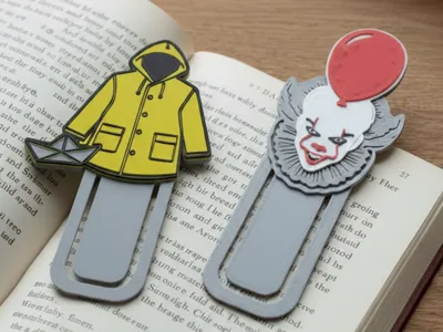 It and Georgie, Pennywise bookmark