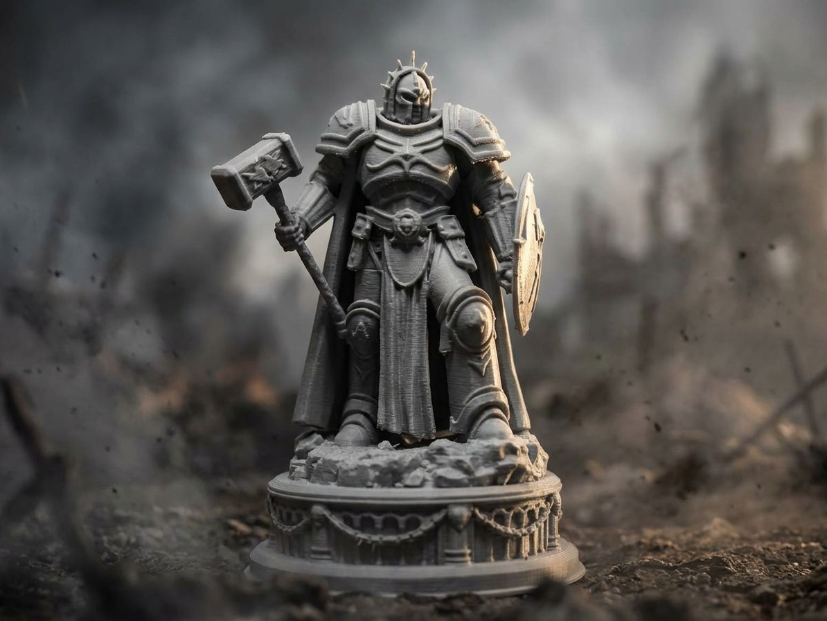 Epic Stormcast Warrior Statue – Knight Miniature