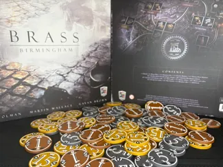 Brass Birmingham Board Game - Money Coins