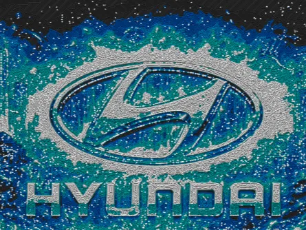Hyundai Logo Hueforge