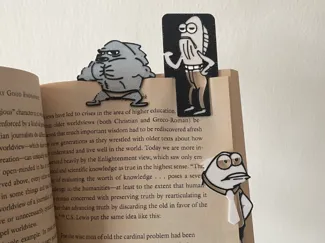 Bikini bottom buddies bookmark/ paperclip