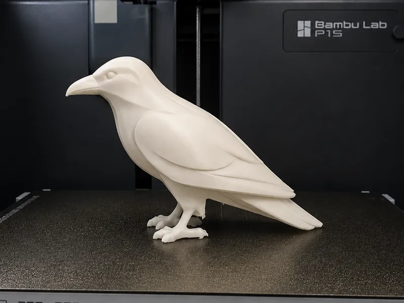 Modern Raven Figure
