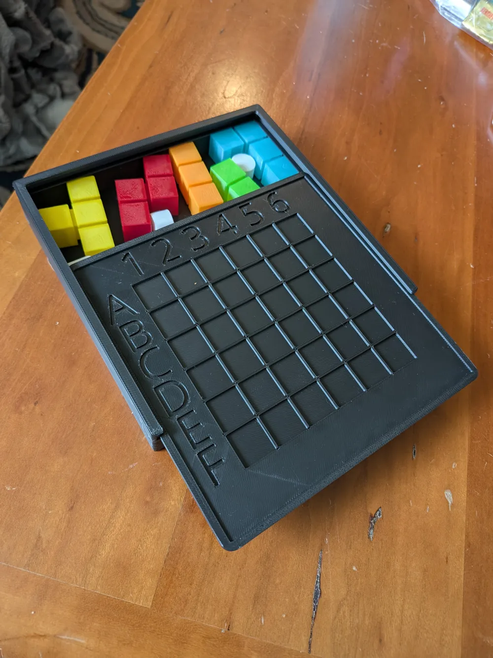 Storage box for Logic Blocks puzzle board game by kklinkeMakerWorld ...
