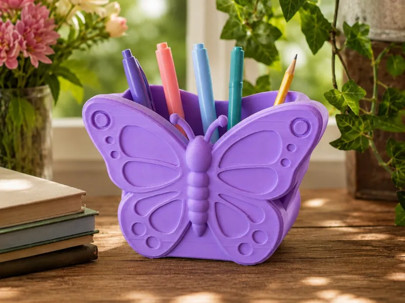 Butterfly Pen Holder