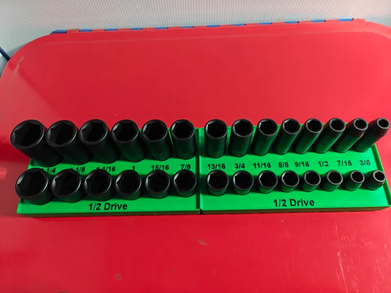 (Imperial) (1/2" Drive) Socket holder for Neiko impact sockets