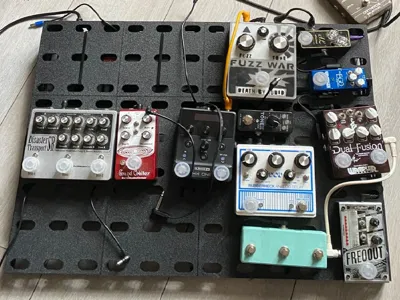 Pedalboard 60x54cm, modular for small print beds