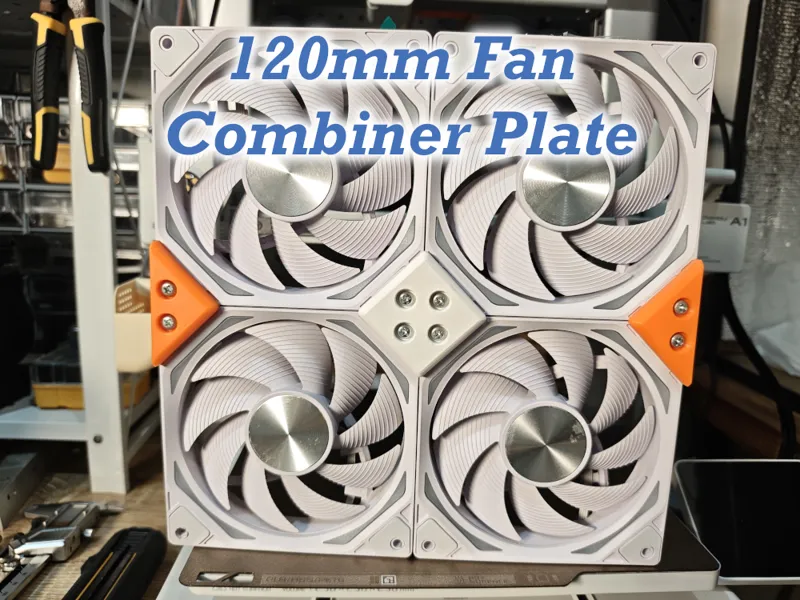 120mm Fan combiner plate