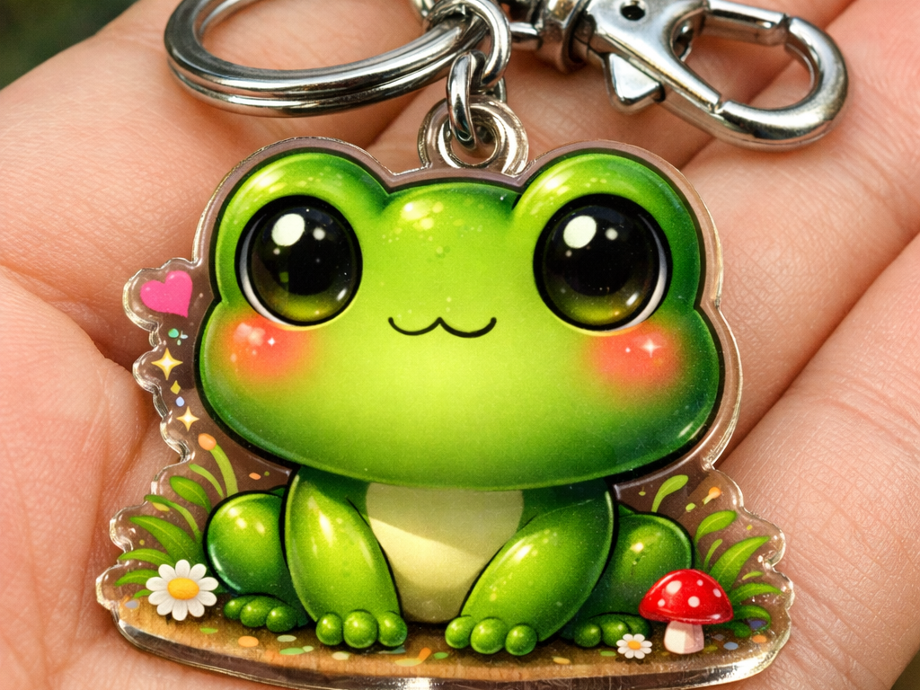 frog keychain