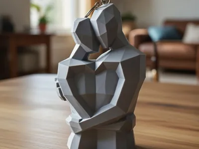 United Hearts Keychain