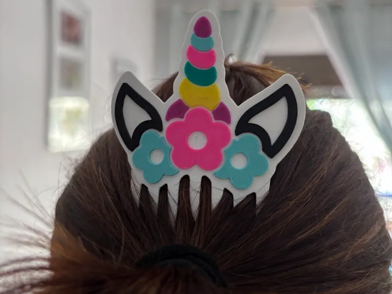 peineta unicornio