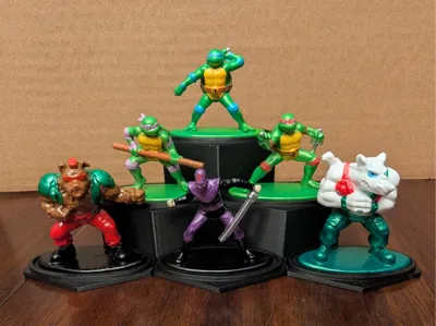 Die-cast Model Stand (Hexagon base)