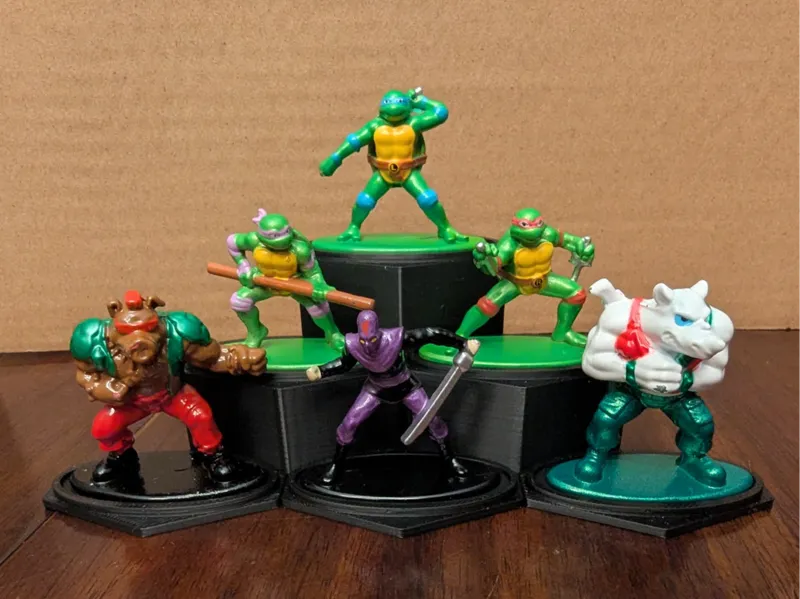 Die-cast Model Stand (Hexagon base)
