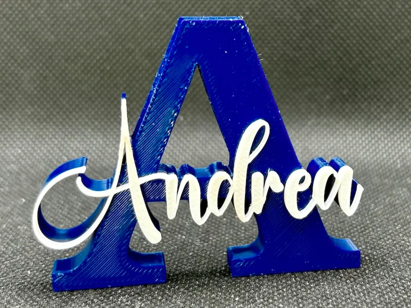 ANDREA name ornament sign nametag