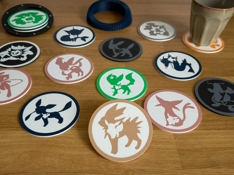 Pokémon Evolution Coaster (Eevee & Jolteon)