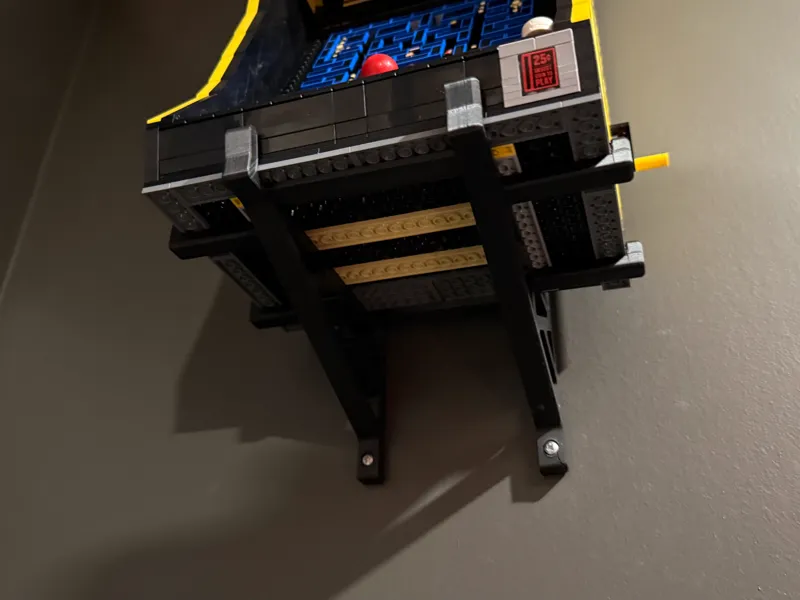 LEGOs Pac Man Arcade - Set 10323 Wall Mount