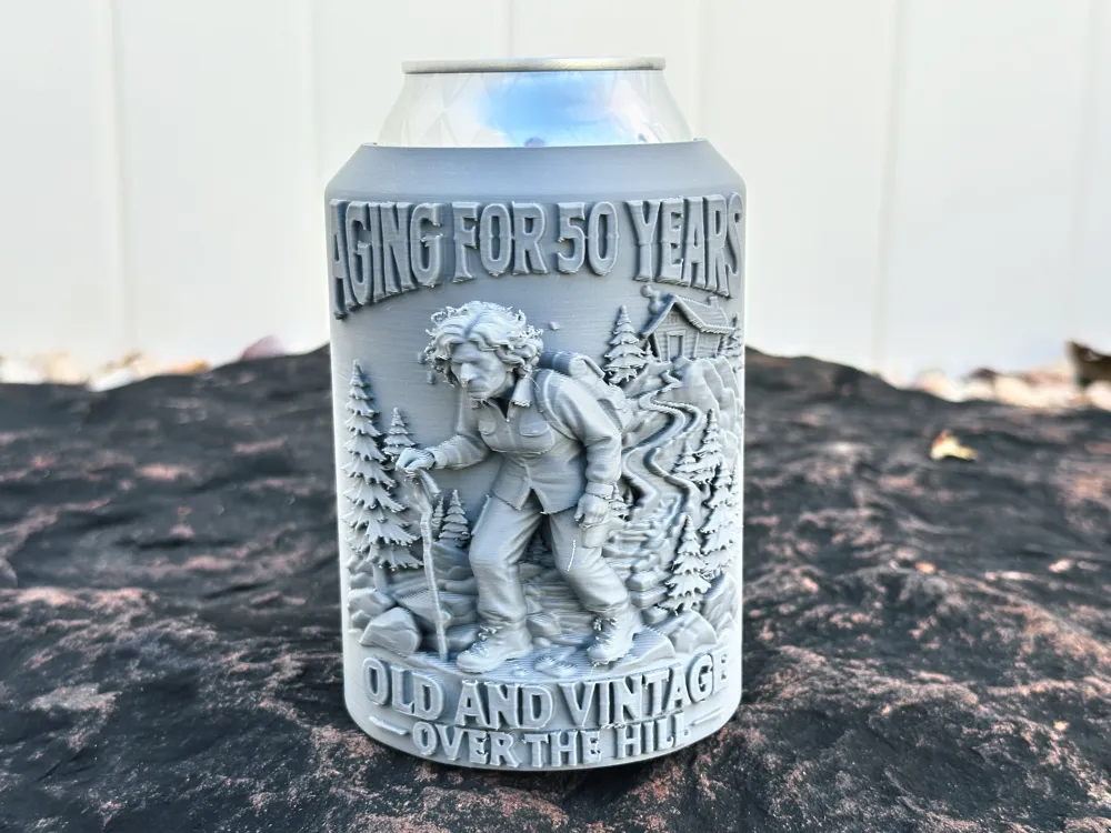 Over the Hill Koozie's (MAN & WOMAN) - Free 3D Print Model - MakerWorld